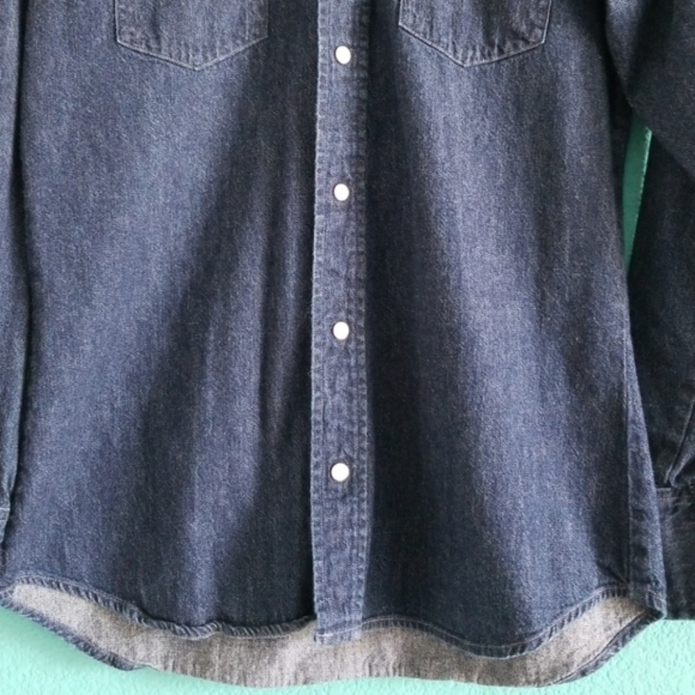 {Banana Republic} Western Denim Button Down Top - Picture 3 of 8